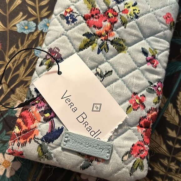 Vera Bradley Iconic Double Eye Case - Water Bouquet - NEW W/tag 23272-L83 - Picture 3 of 5